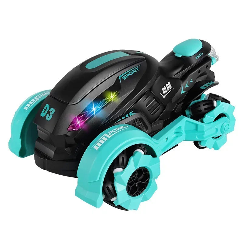 

Children's Gifts Children's Toys RC Cars Spray Stunt Motorcycle High-speed Drift Rotary Side Off-road Remote Control Vehicle