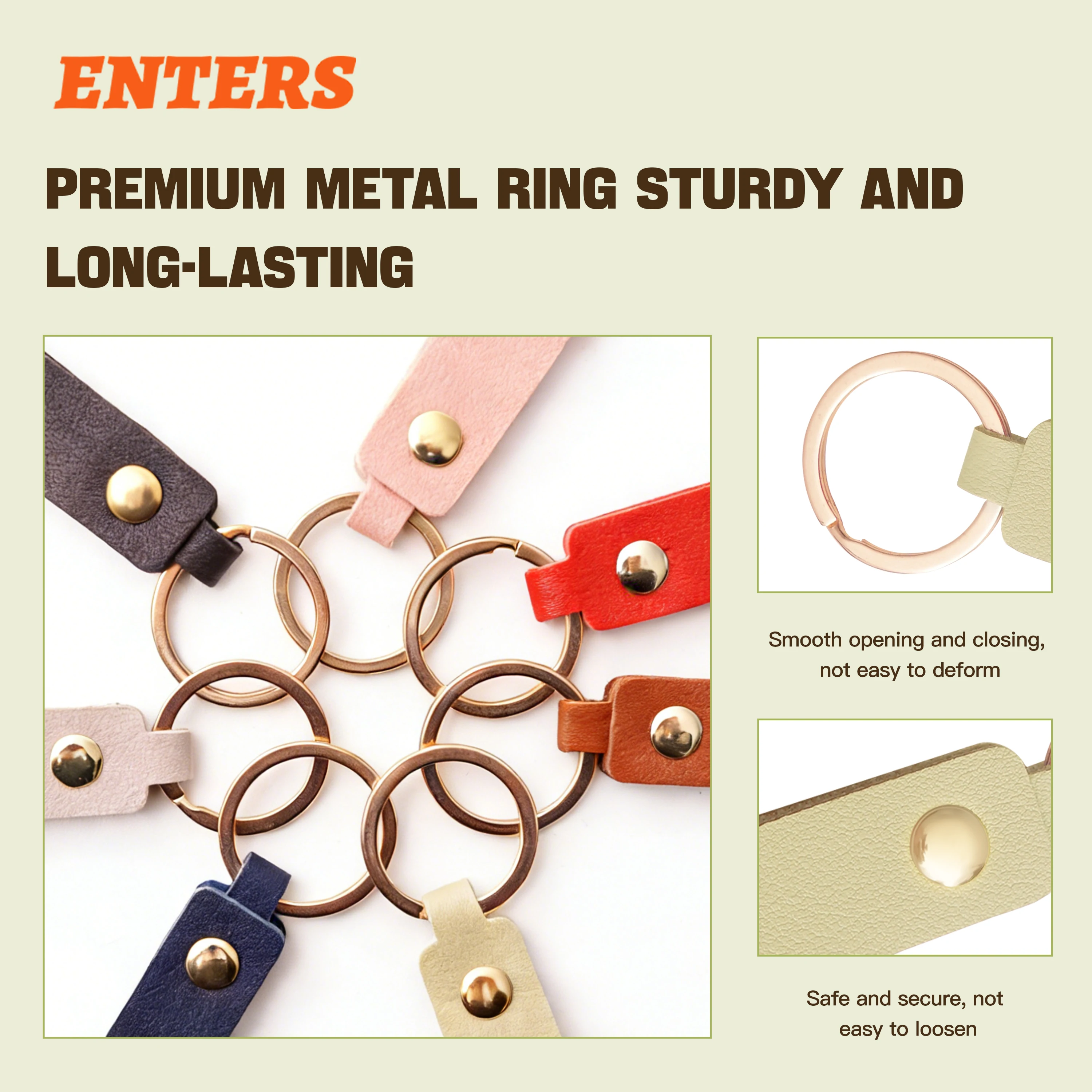 

Acrylic Transparent Keyring DIY 100 sets Materials Custom Photo Frame Keychain