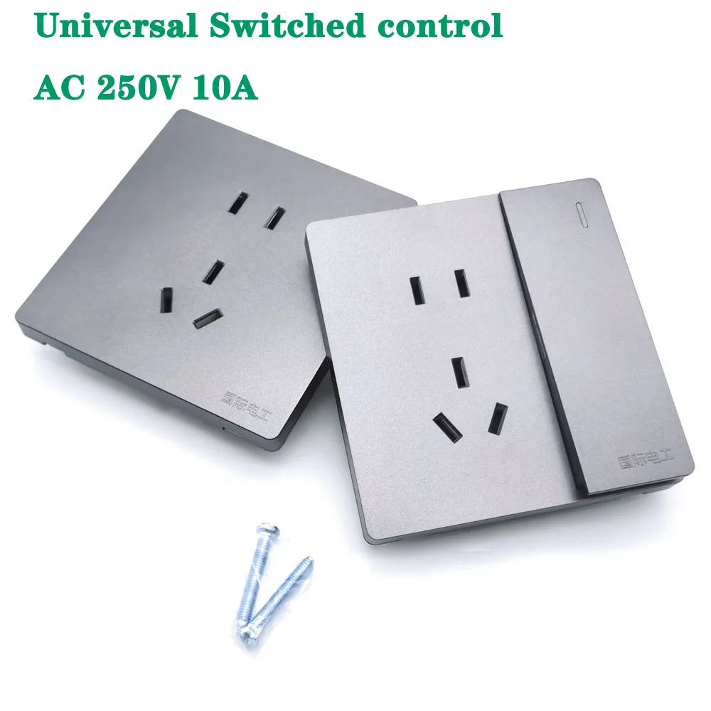 Single Power Socket Touch Switch Usb Wall Sockets Double Sockets Triple Wall Sockets Quadruple Glass Sockets Connector
