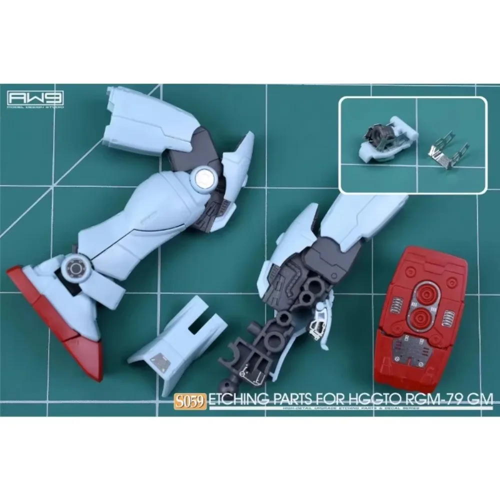 

MADWORKS S59 HG 1/144 RGM-79 GM Плечевая пушка/детали улучшения плечевого отсека Обновление травления металлических деталей и наклеек