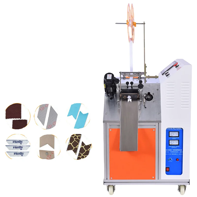Servo Automatic Ultrasonic Rotary Knife Cutting Machine for Fishtail Bow Dovetail Ribbon Gift Jewelry Belt Bevel Cutting Machine