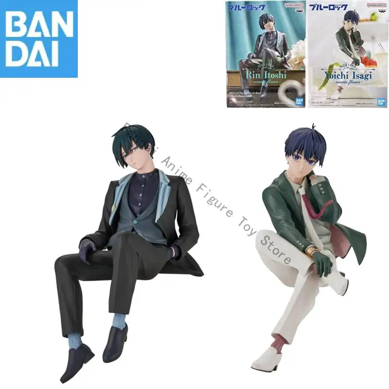 

In Stock Original Genuine Bandai Namco Banpresto Blue Lock Sweets Flavor Rin Itoshi and Yoichi Isagi Figure Model Toy Gift
