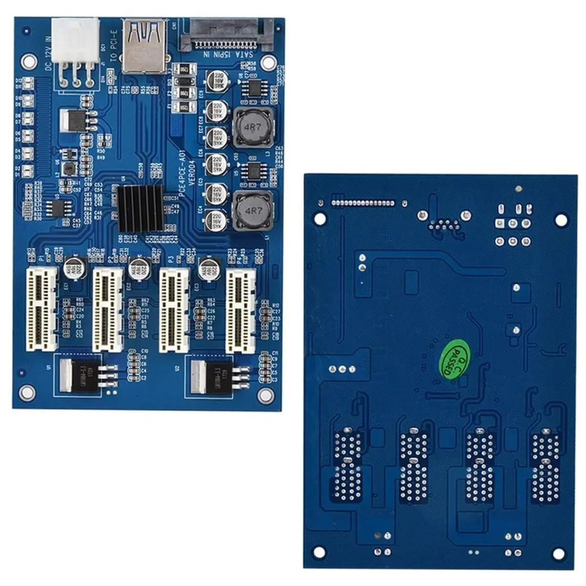 618 Mega Sale PCIe 1 to 4 Adapter PCIe Card PCI-E 1X to 4X PCIe USB3.0 Converter Extender Adapter Card
