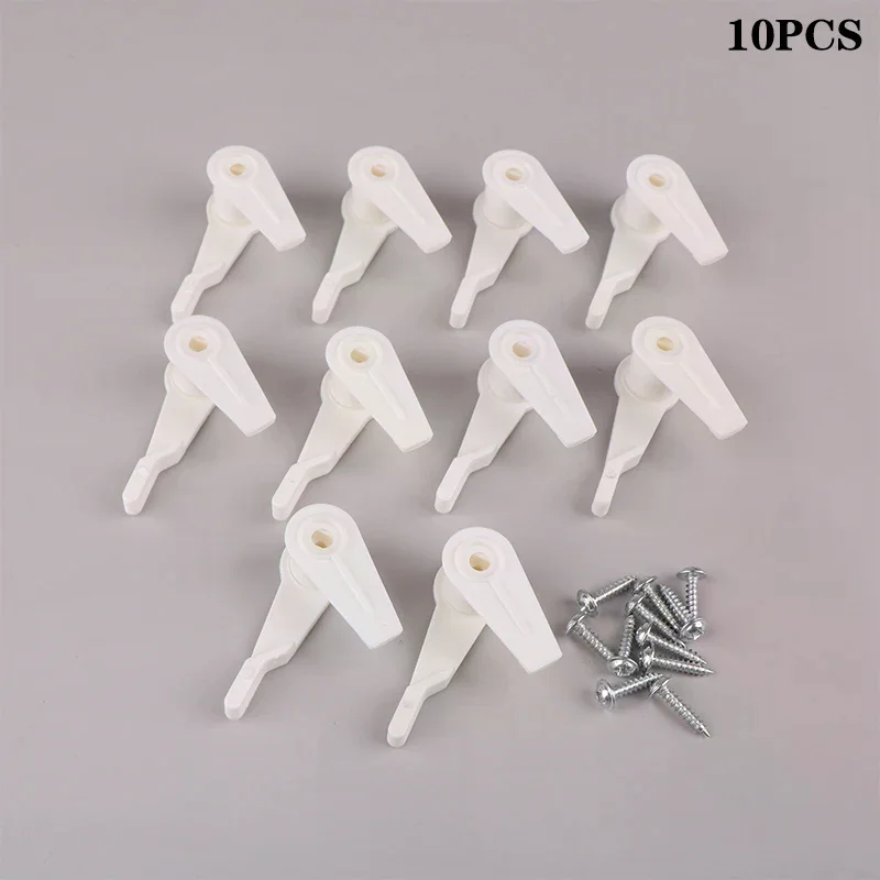 10pcs 8/10mm Ceiling Light Clip Clamp With Screws Lampshade Fixed Clamp Buckle LED Fixture Ceiling Lamp LED Lighting Accessories