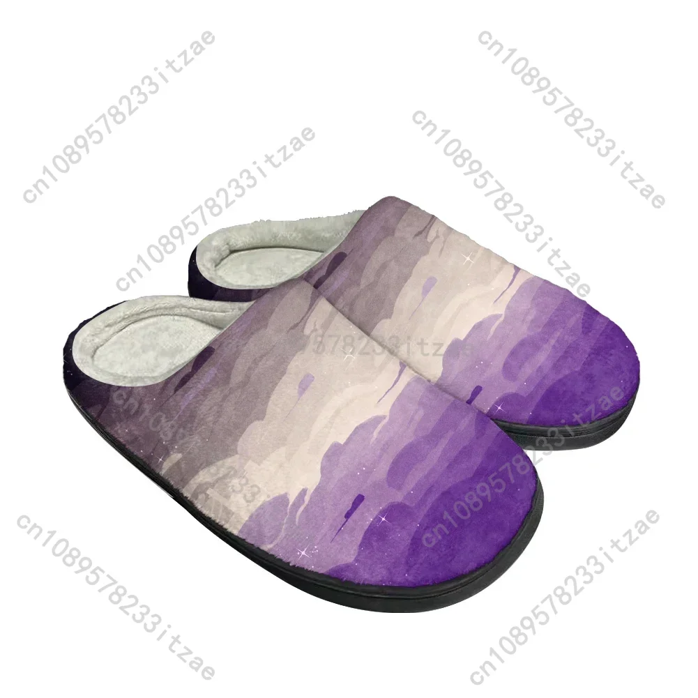 Hot Bisexual Pride Fashion Cotton Custom Slippers Mens Womens Teenager Plush Casual Keep Warm Shoes Thermal Comfortable Slipper