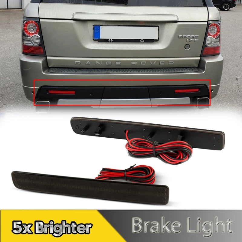 2Pcs For Land Rover Discovery 3 4 LR3 LR4 LED Rear Bumper Reflector Light Tail Stoplight Brake Lamps Range Rover Sport L320