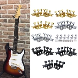 Guitar Locking Tuners (6 Right/Left), 1:18 Lock String Sealed Tuning for Key Peg 24BD