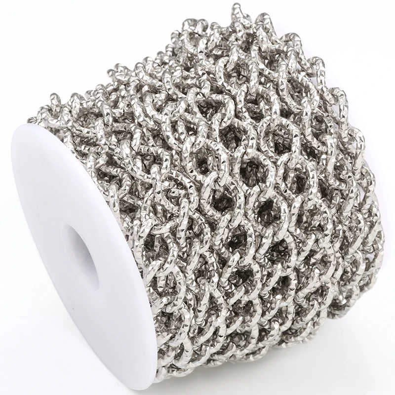 

1Meter Stainless Steel Decoration Chains For Needlework Jewelry Make Bracelets Necklaces Keychain Accessories Materials Supplies