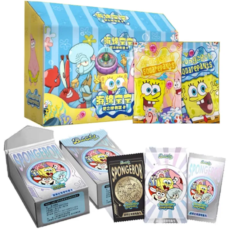 2023 New SpongeBob SquarePants Card Bob Patrick Star Squidward Cute Funny Bikini Beach Collection Cards toy gift