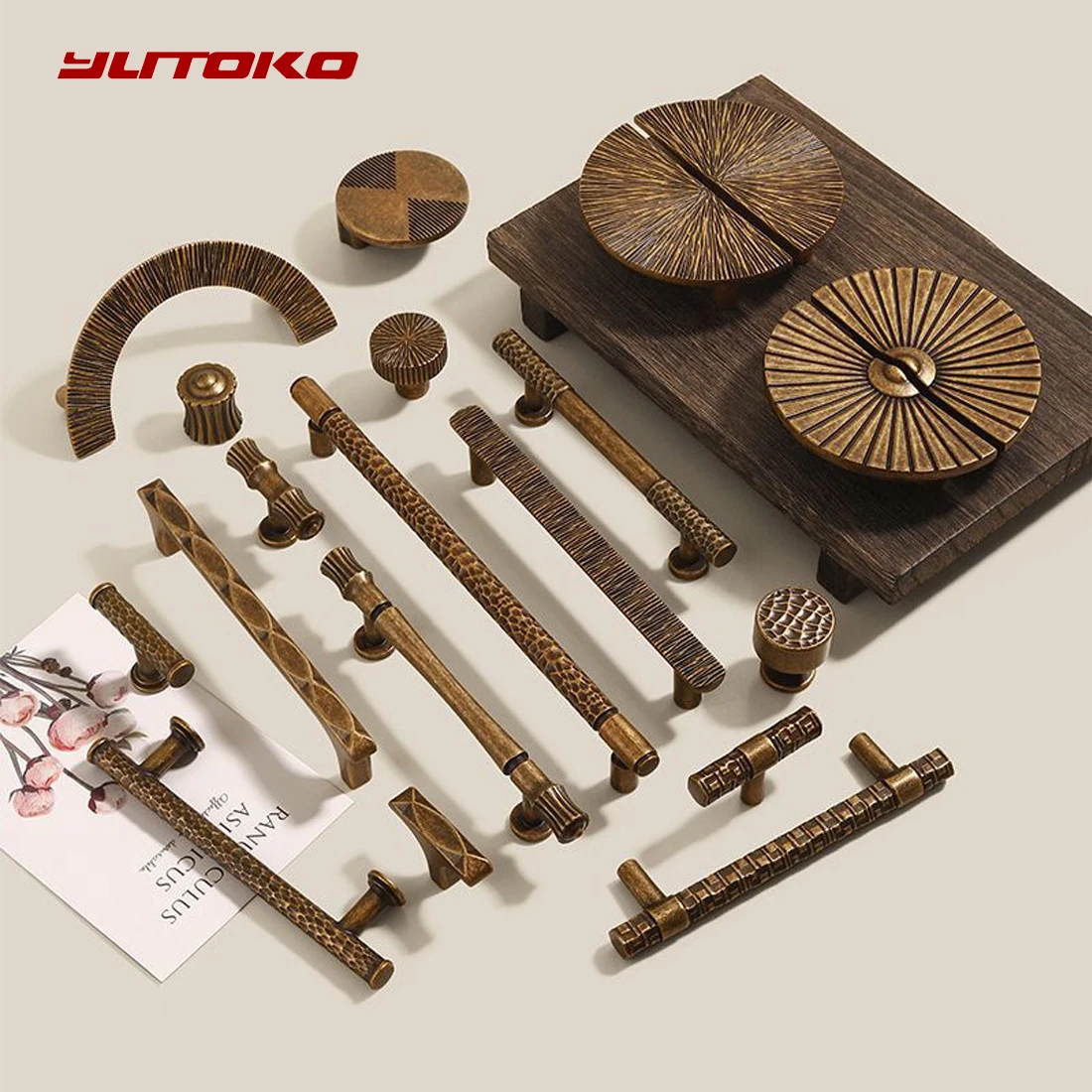 Antique Furniture Handles Kitchen Cabinet Storage Handles Retro Wardrobe Closet Vintage Cabinet Pulls Door Knobs Drawer Knobs
