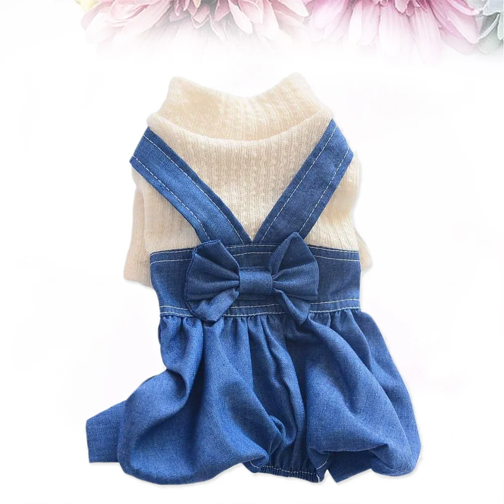 

1Pcs Pet Denim Vest Retro Jean Jacket for Dogs and Cats Four Cool Cowboy Dog Clothes Chihuahua Poodle Puppy Yorkie