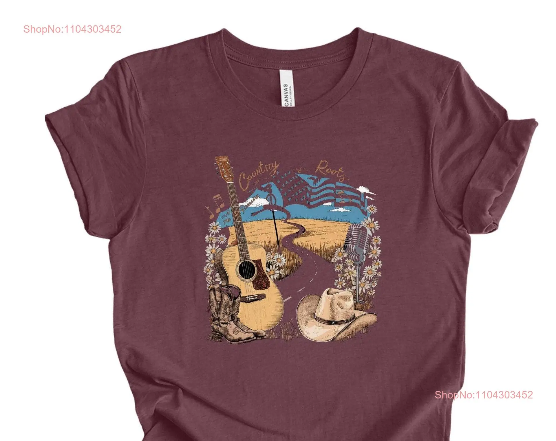 Country Root T Shirt Classic Music Vintage Roots Ideal for Fans and Casual Wear long or short sleeves