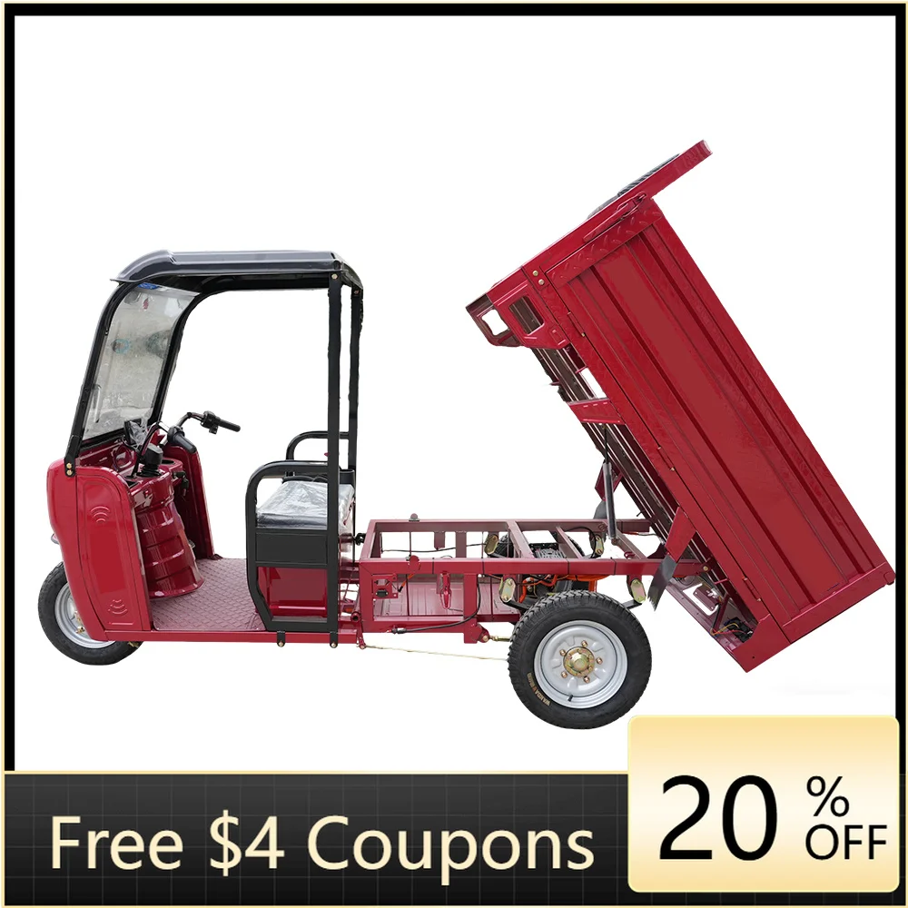 Yzhgb800W Electric Freight Tricycle Wholesaler China Agricultural Adult Tricycle Electric Tricycle