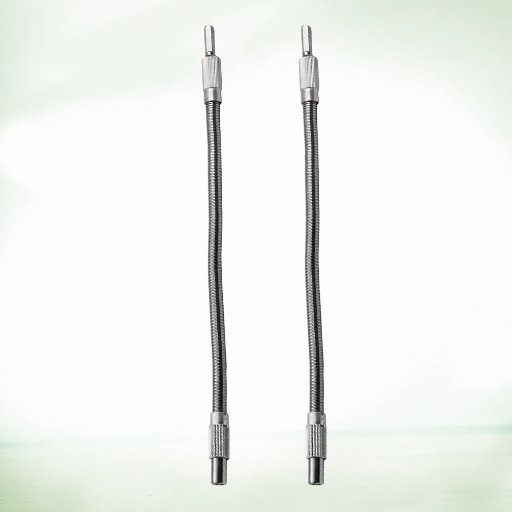 

2pcs 20Cm Flexible Extension Shaft Screw Drill Tool Bit Holder Adapter For Electric Drill Durable Metal Flexible Shaft