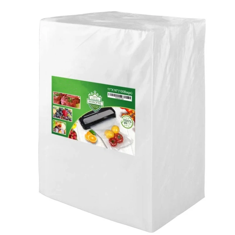 

100 Gallon Size11x16Inch Vacuum Sealer Freezer Bags BPA Free,Heavy Duty,Great for Food Vac Storage or Sous Vide Cooking