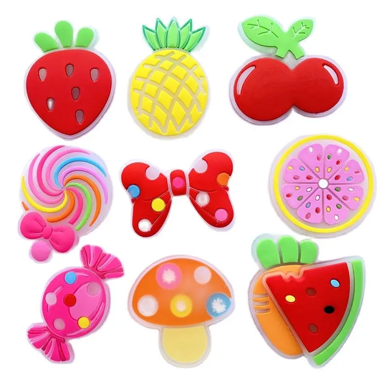 8pcs/lot Cute Lollipop / fruit  cartoon flatback DIY hair bow accessories shower decoration Center Crafts C84