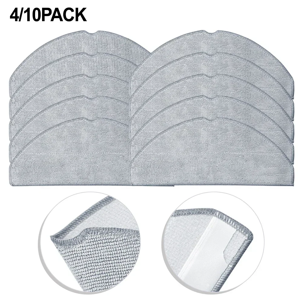 For MiWhole M9 Lite Robot Vacuum Cleaner Compatible Mop Cloth Set Microfiber Options Available in Packs of 4 or 10