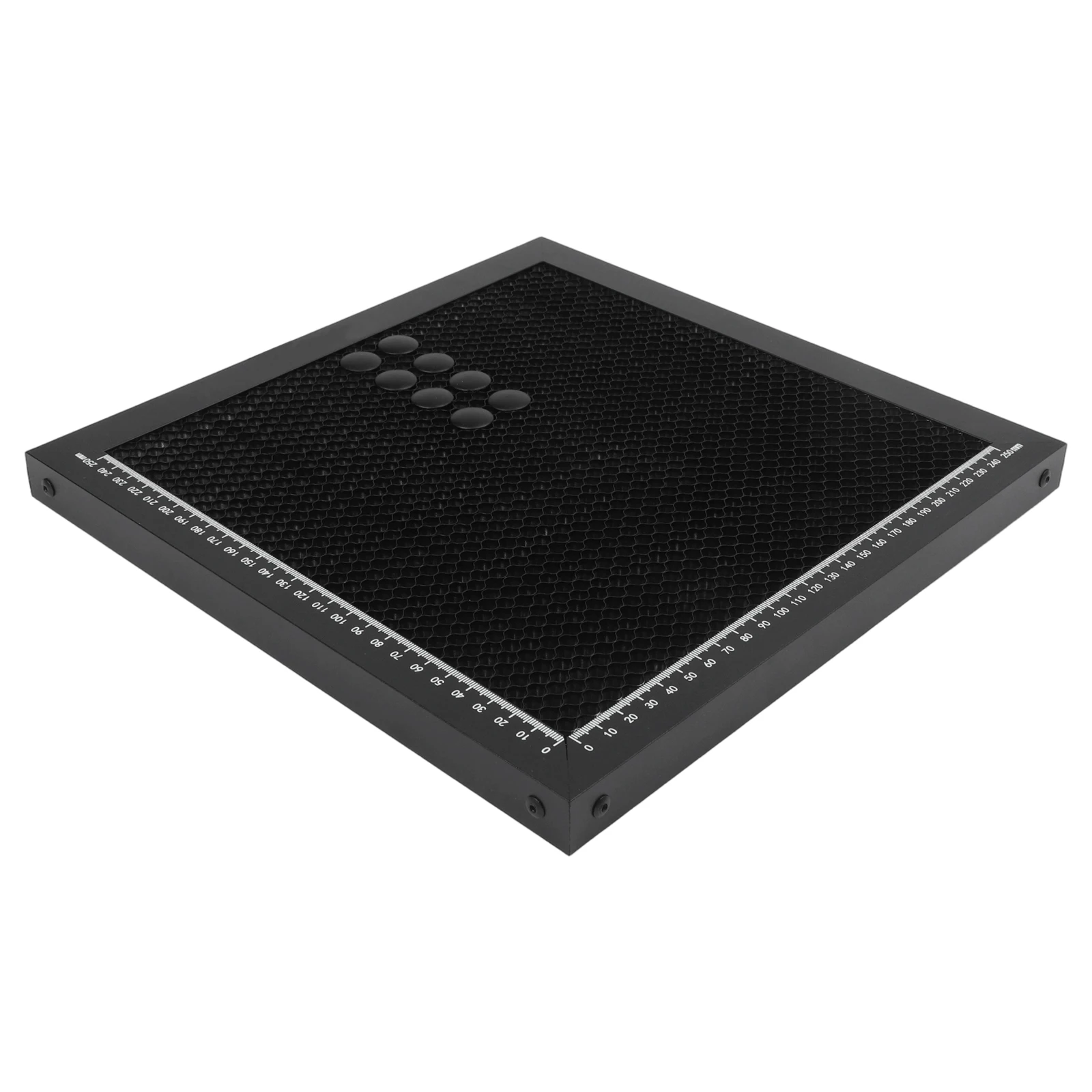 For Honeycomb panel accessory for cutter 300*300mm aluminum work with engraved measurement scales on both axes