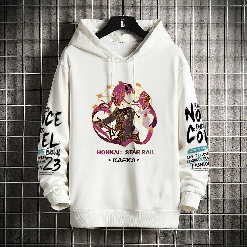 Game Anime Honkai: Star Rail Cos Kafka Imbibitor Lunae Jingliu Silver Wolf Etc. 2024 Unisex NEW Fashion Simple Fall Hoodie Top