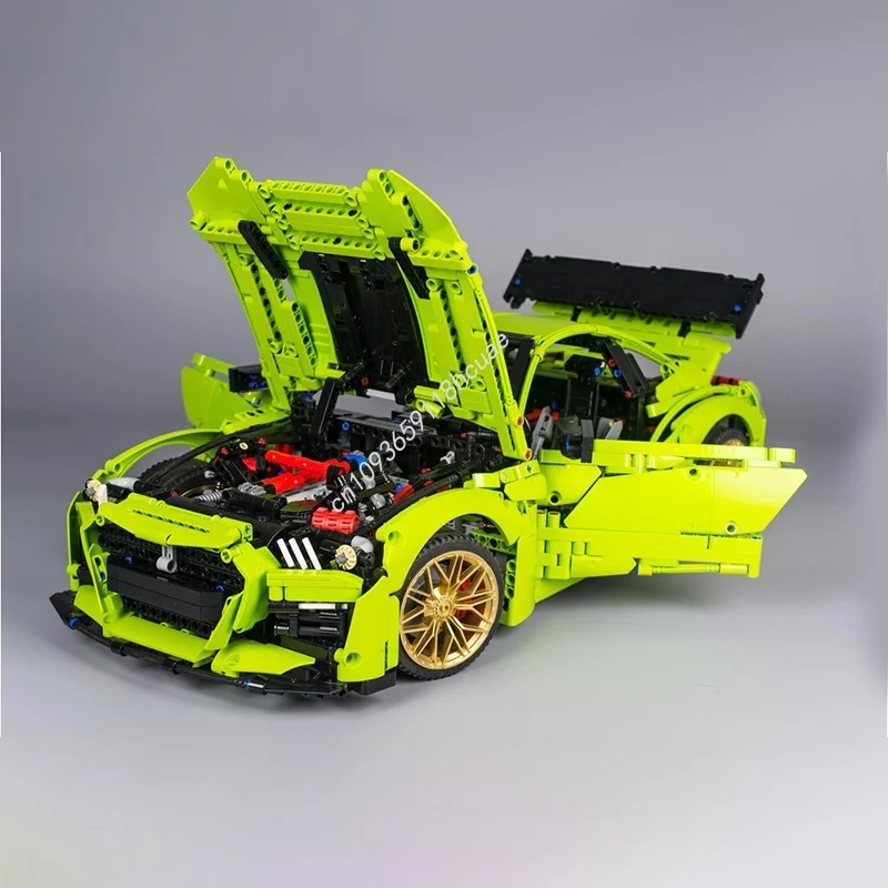 3152 pçs moc forded mustangesd shelby b modelo blocos de construção técnicos brinquedos construção diy presente natal tijolo criativo crianças