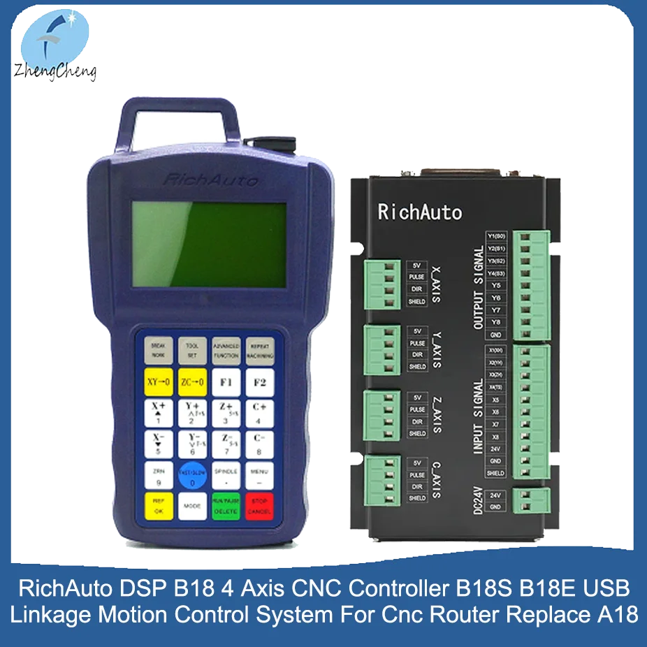 

RICHAUTO b18 rotary axis twist processing CNC DSP CONTROLLER for wood machinery