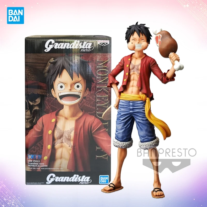 

В наличии аниме One Piece Monkey D Luffy Фигурка Grandista Nero Meat-Eating стоячая модель игрушка кукла коллекция ПВХ WB