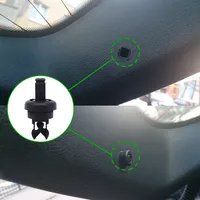 2x For Nissan Qashqai Dualis J10 J11 Note E11 Rogue sport  Parcel Shelf String Cord Hanger Clips Bracket Pins 79916JD00A Black