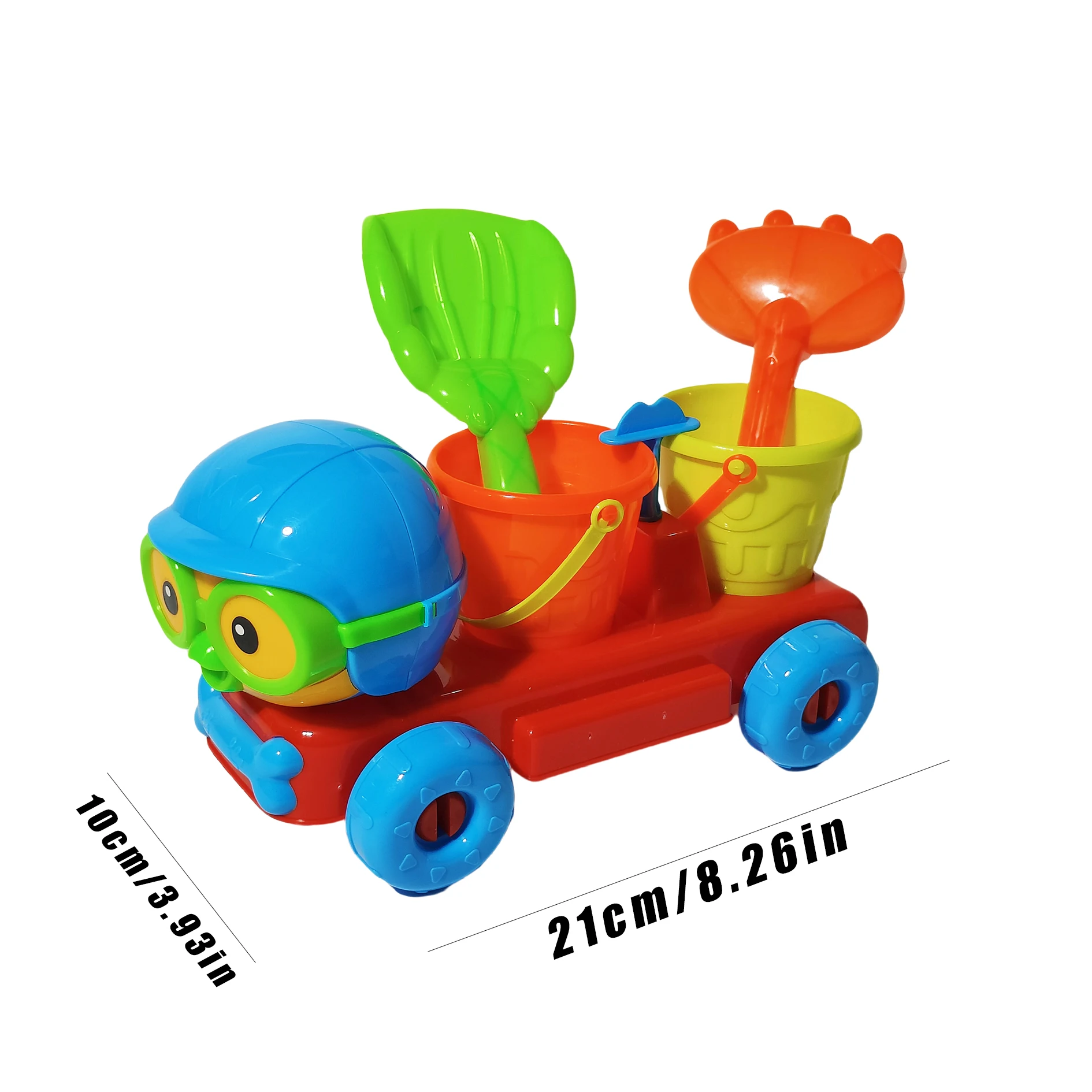 Beach Toy Set, Play on the Beach, Play with Sand, Digging Tools, Shovel, Beach Bucket, Perfect Summer Gift, Random Colors and Styles, Suitable for Creative Sand and Snow Activities