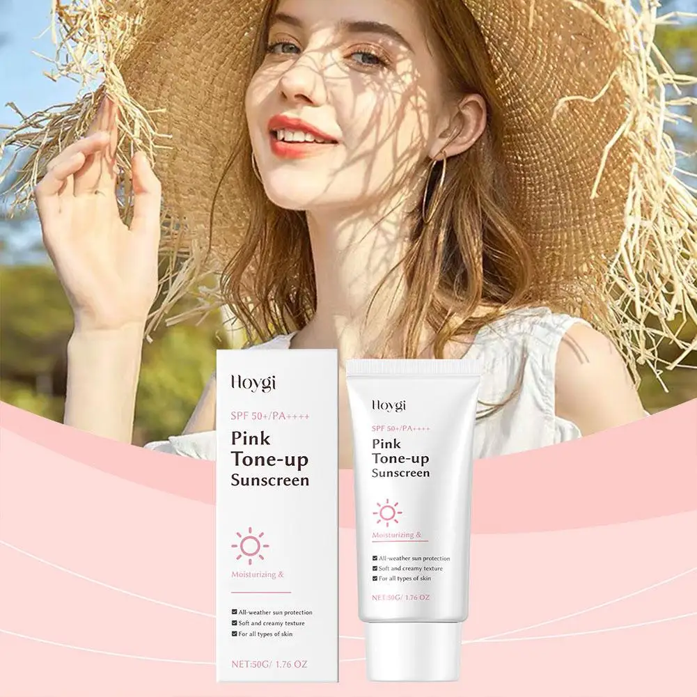 

50g Whitening Brightening Body Sunscreen Protection Dullness Outdoor Improve Sunscreen Cream SPF50+ Refreshing Moisturizing I6V8