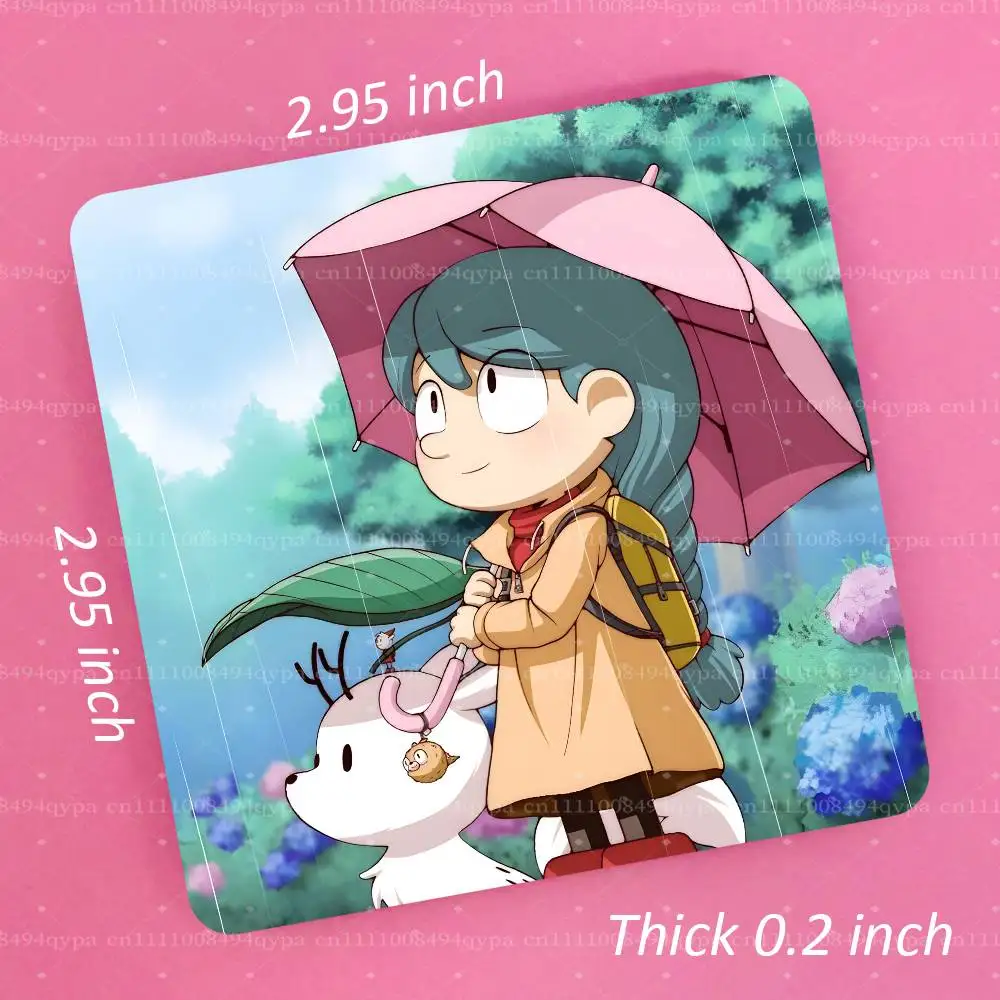 H-HILDA-es The Series Square Fridge Magnet Custom Printed Magnetic Sticker, Kitchen Refrigerator Decor Travel Souvenir Gift