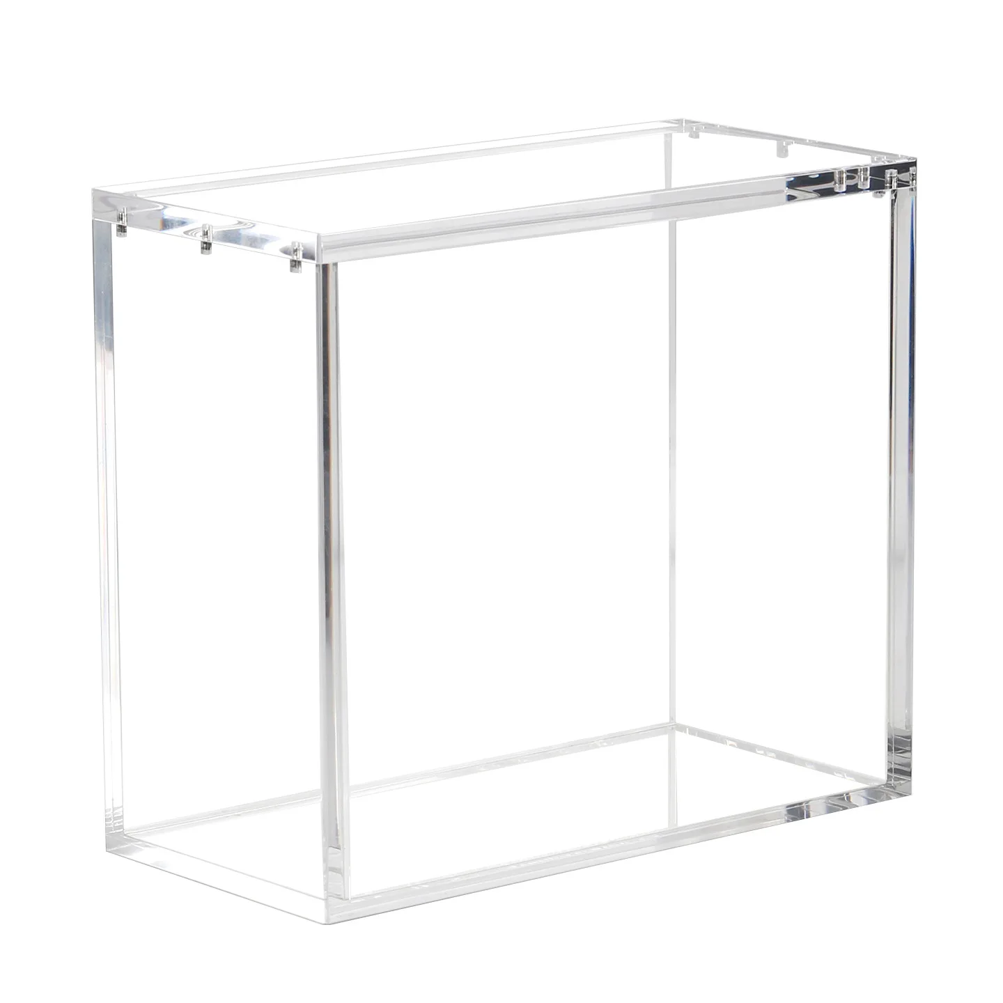 Acrylic Magnetic Display Case For TCG Booster Box - Stackable, 4 Mm Thick, Clear Storage With Secure Closure