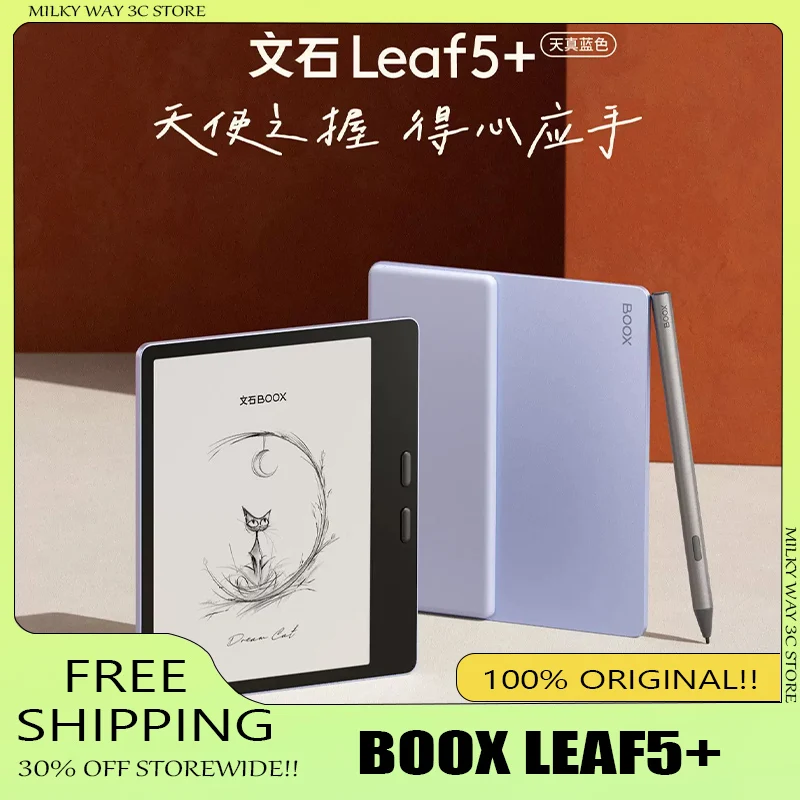 BOOX Leaf5+ Leitor de E-books de Alta Velocidade da Wacom, Tela E