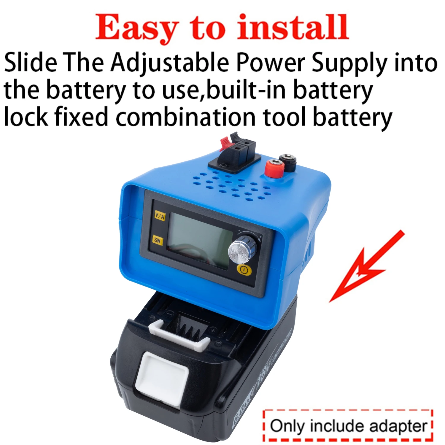 CNC Adjustable DC Power Supply For Makita 18V LXT Li-ion Battery CNC Adjustable DC Step-up/Step-down Power Supply