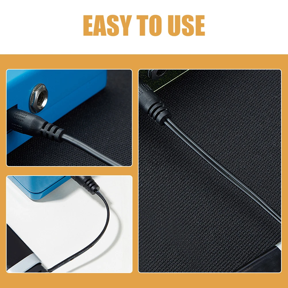 

Guitar Power Cord 9V Effector Clip Pedal USB Charging DC Supply External Positive Internal Negative Accessories Guitar
