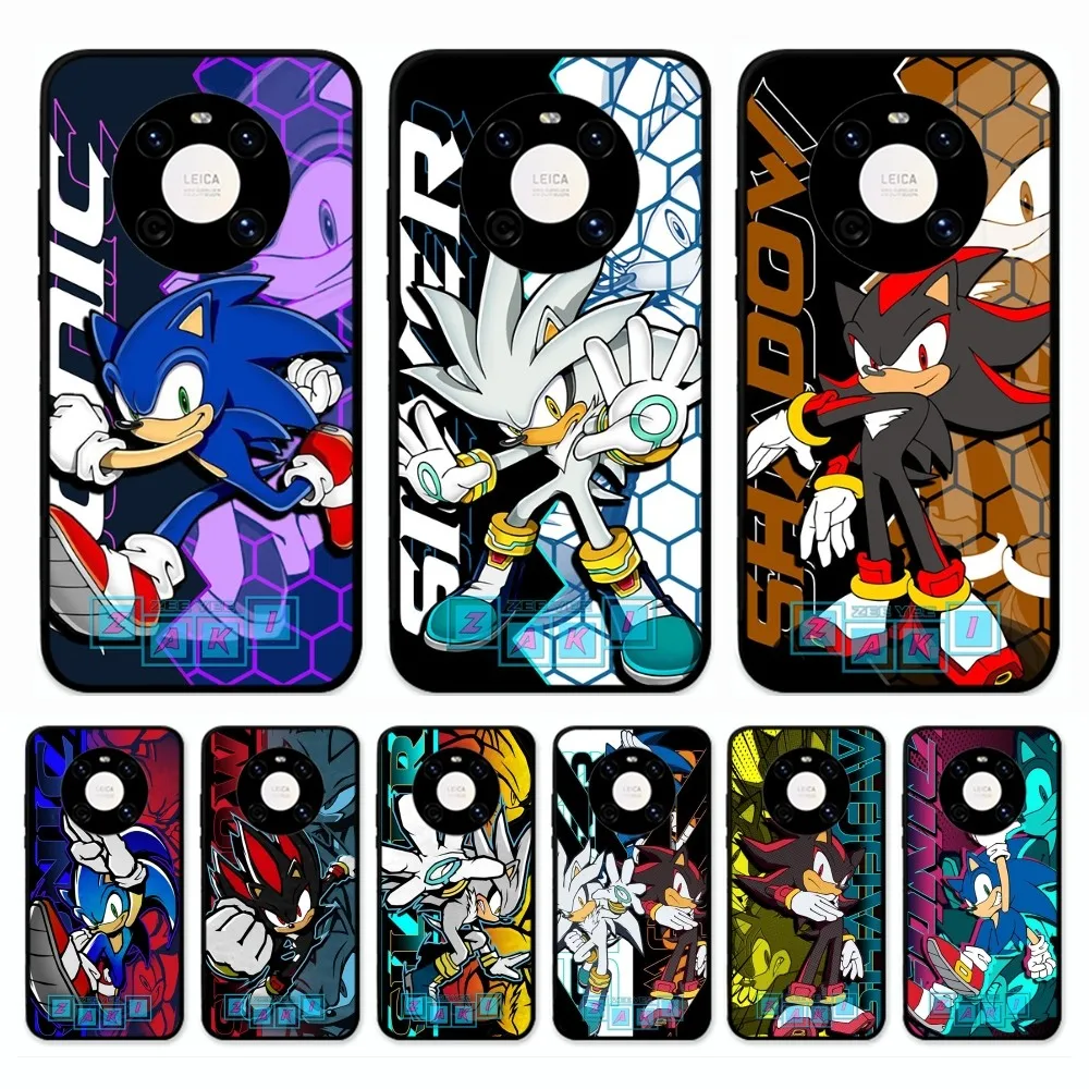 Anime Cartoon S-Sonics H-Hedgehogs Phone Case For Huawei Mate 10 20 30 40 50 Lite Pro Nova 3 3i 5 6 SE 7 Pro 7SE