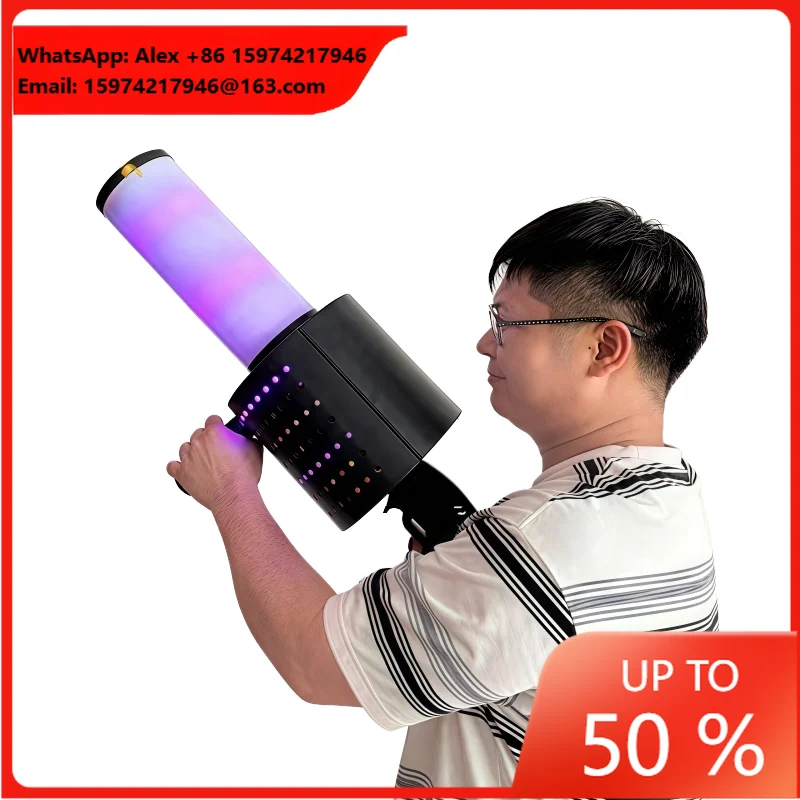 CO2 Gun Cannon Latest Dj Equipment LED CO2 Gun Confetti Cannon Dj Event CO2 Jet Hot Flash Star