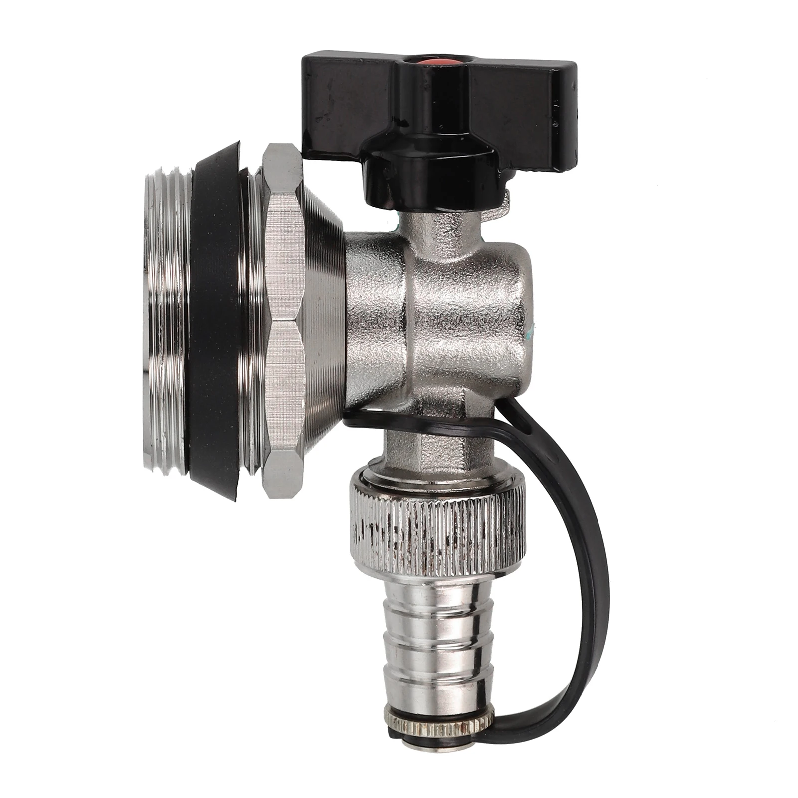 G1 DN25 Brass Heating Valve Residential And Commercial Use Solid Brass Material Versatile Plumbing Application