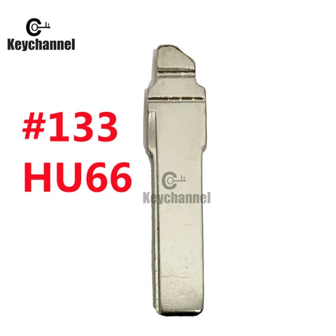 Keychannel 10 шт./лот лезвие автомобильного ключа MQB HU66 Ключ для VW Golf MK7 Skoda Seat MQB откидной дистанционный ключ 133 # лезвие