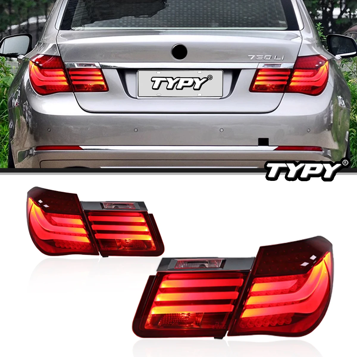 

TYPY Car Tail Lights For BMW 7 Series F02 2009-2015 730li 740li LED Car Tail Lamps Daytime Running Lights Car Accessories