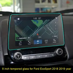 For Ford Ecosport 2018 2019 2020 8 inch Car GPS Navigation Screen Anti-scratch Tempered Film sticker protector