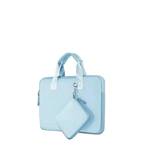 Funda de neopreno elástica para portátil de 13-14 pulgadas, Compatible con MacBook, bolso de mano para cuadernos de 13 "y 14", con asa y estuche pequeño