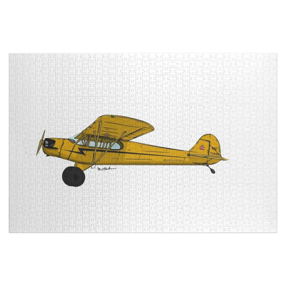 

Piper Cub NC71098 Jigsaw Puzzle Personalize Wood Animals Personalized Baby Toy Personalised Toys Puzzle