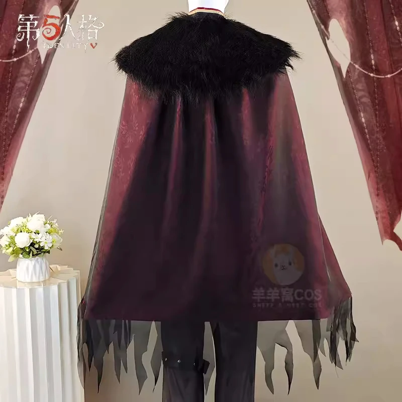 Game Identity V Ithaqua Cosplay Costume Anime Morningstar Night Watch Handsome Uniform Halloween Party Comic-con Role Play Suit