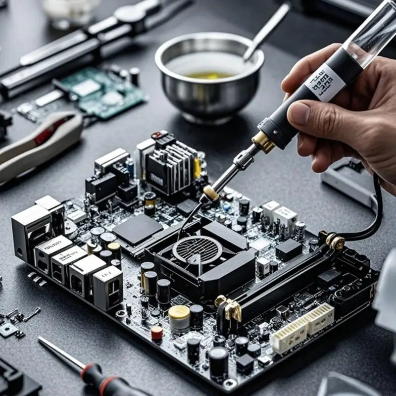 Professional 12 Piece Soldering Iron Tip Set Fast Heating Compatible 936 Stations 37JD