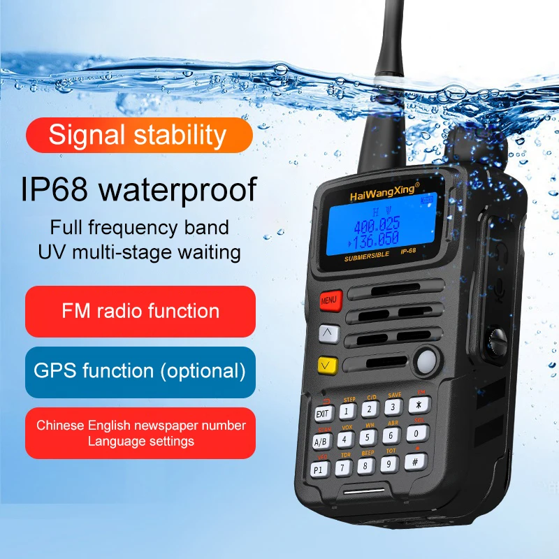 hx-850-walkie-talkie-ip68-waterproof-portable-handheld-self-driving-walkie-talkie-ham-radio-for-driving-outdoors-new-arrival