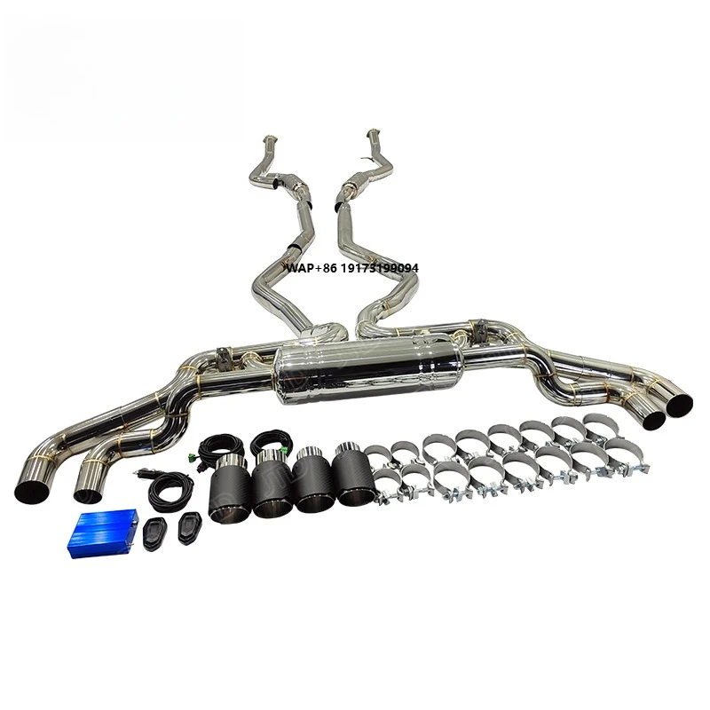 

304 Stainless Steel Catback Muffler Valvetronic Exhaust System for 2011 X6 E71 E72 Exhaust