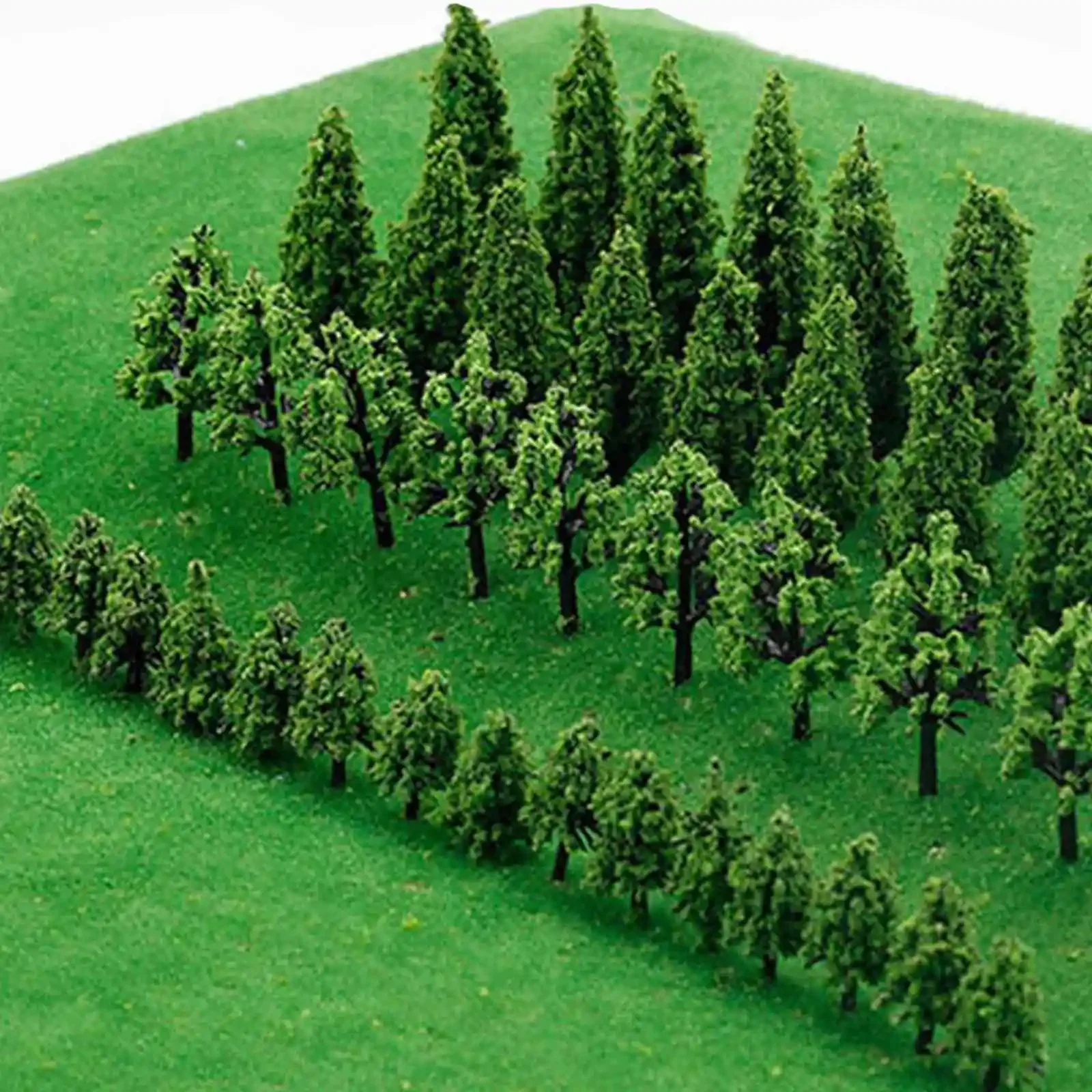 50 STKS Miniatuur Bomen Model Trein Spoorweg Wargame Landschap Landschap Schaal