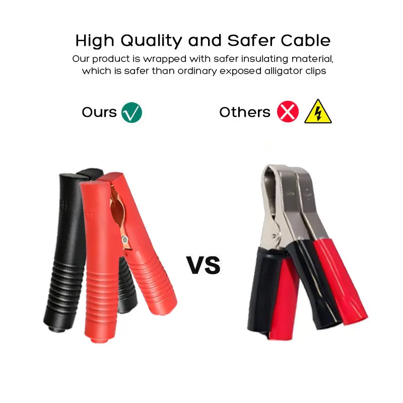 12AWG XT60 Female to Alligator Clips Clamp Cable