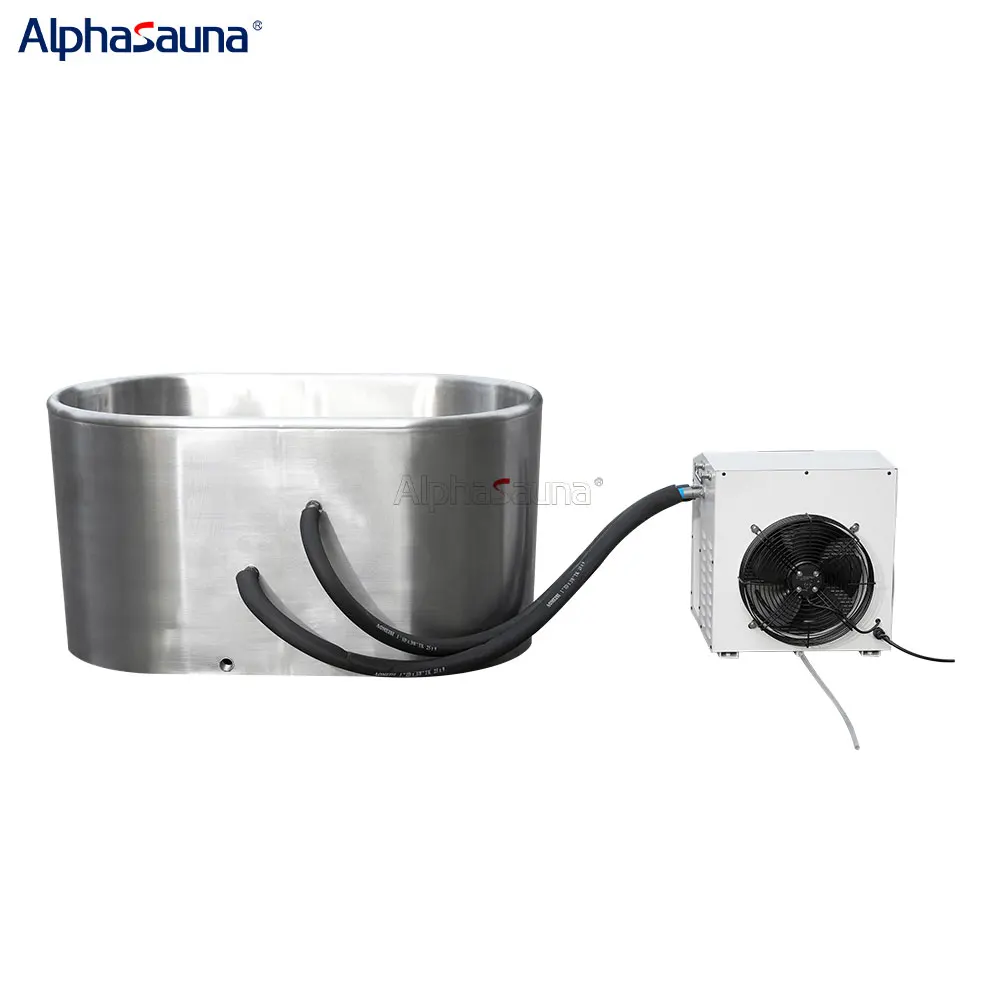 

1-2 Person Stainless Steel Portable Ice Bath Tub With Chiller And Filter Traditional Design For Home Or Outdoor Use