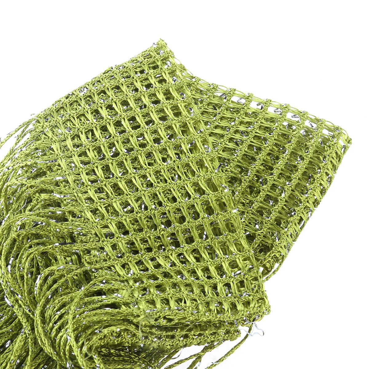 

1pc 2M x 1M Door String Curtain Panel Wall Window Room Divider Tassel Curtain for Home Decoration (Green)